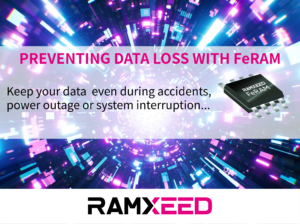Data loss prevention by RAMXEED and FeRAM