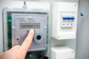 Photography of an electric Power Meter